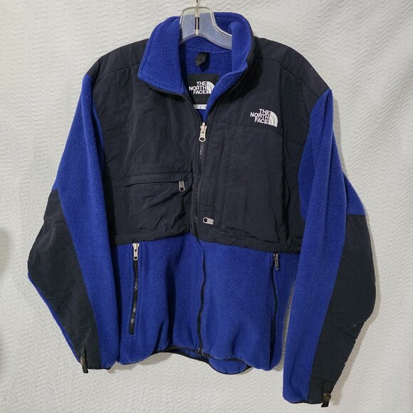 The North Face Other - Vtg The North Face Denali Black Navy Fleece Zip Men/UnisexJacket Made in USA S